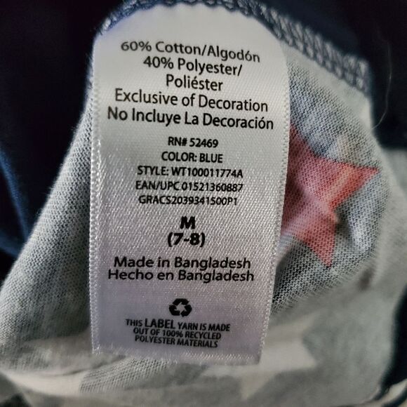 Beautiful 4th of July tank little girls medium 7/8 - Picture 6 of 6